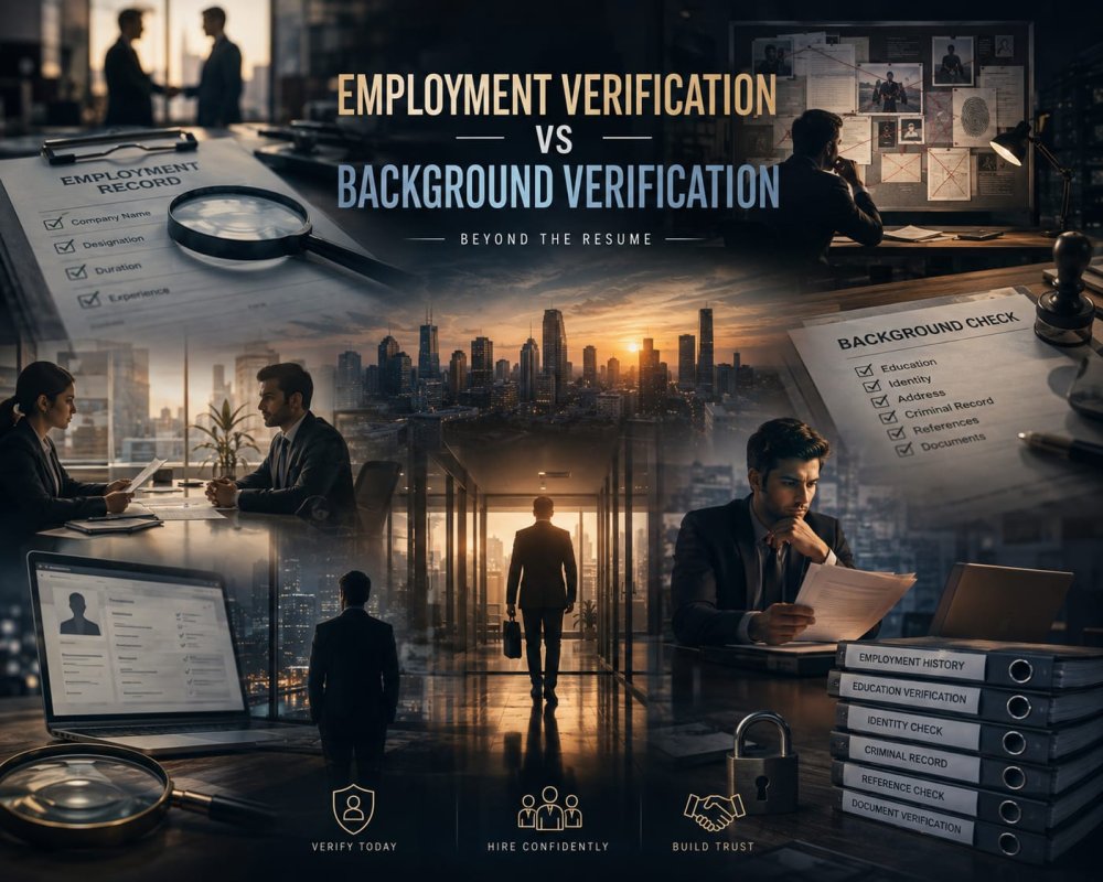 Employment Verification vs Background Verification 