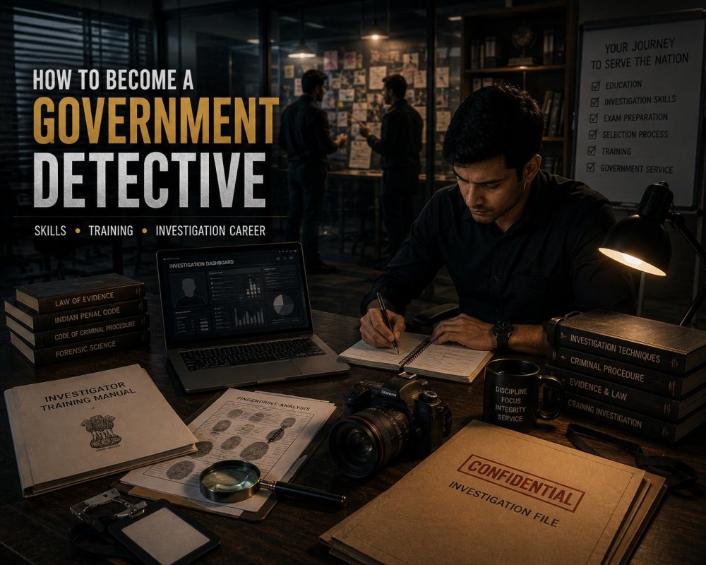 How Does Someone Become a Government Detective in India