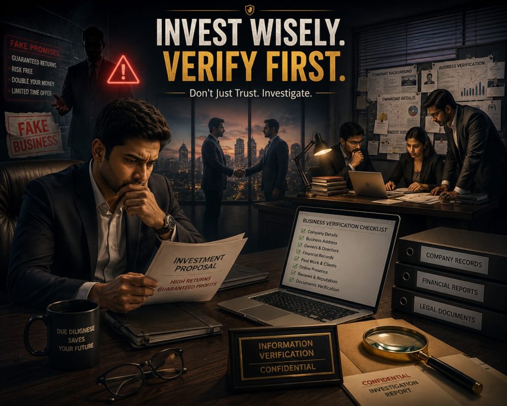 How to Investigate a Suspicious Business Before Investing