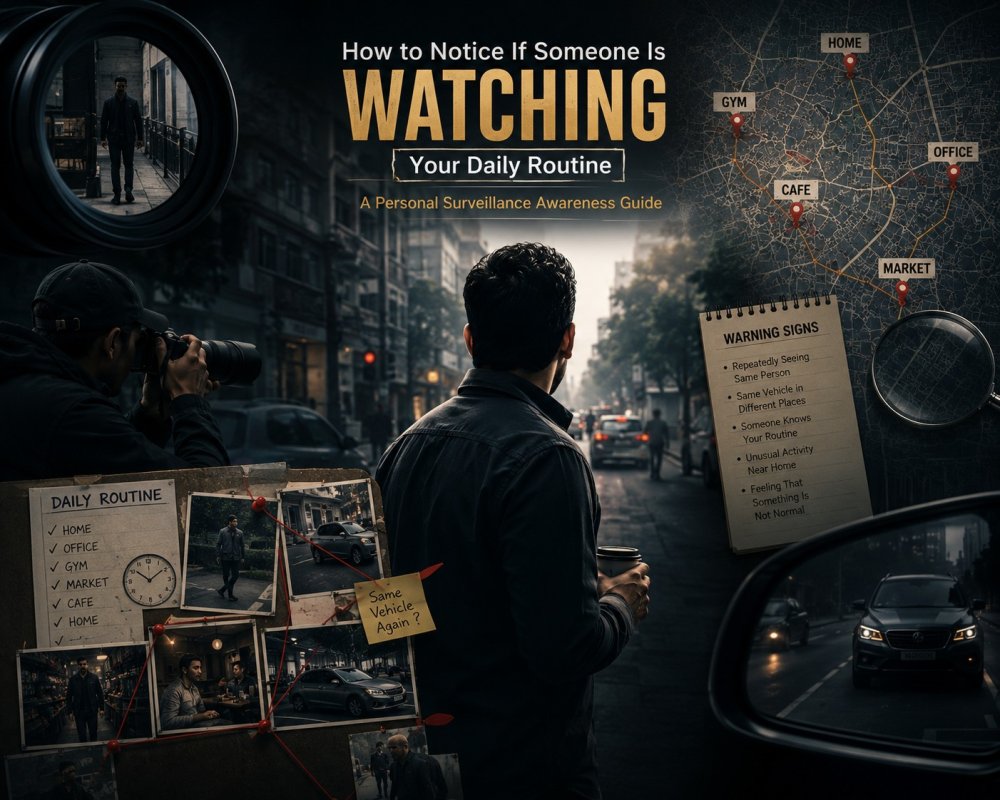 How to Notice If Someone Is Watching Your Daily Routine:A Personal Surveillance Awareness Guide