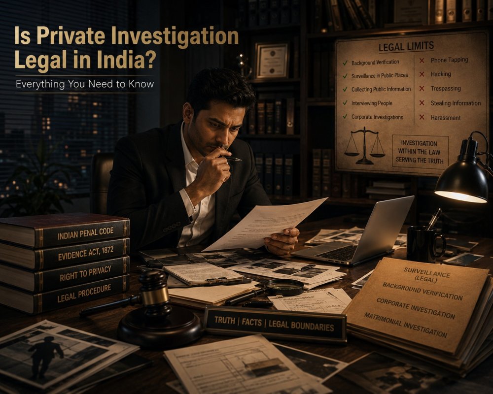 Is Private Investigation Legal in India