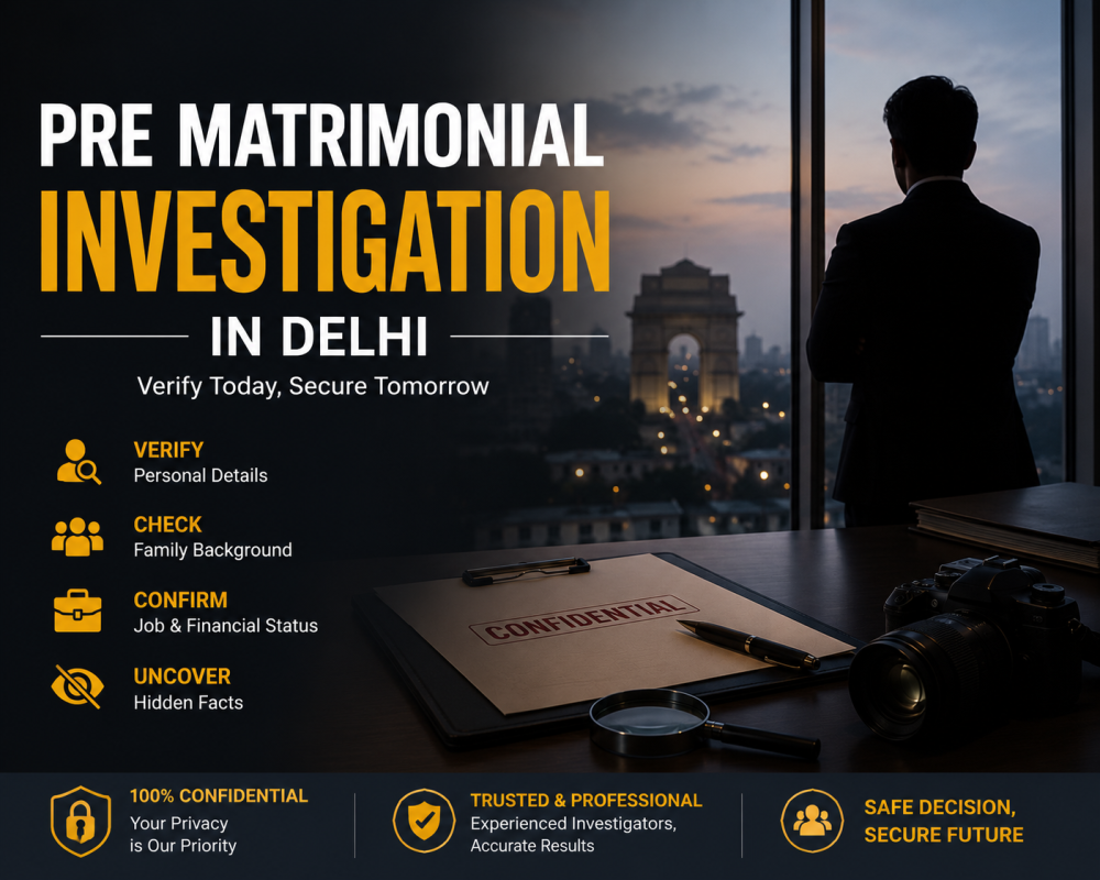 Pre Matrimonial Investigation in Delhi: Why It Is Important 