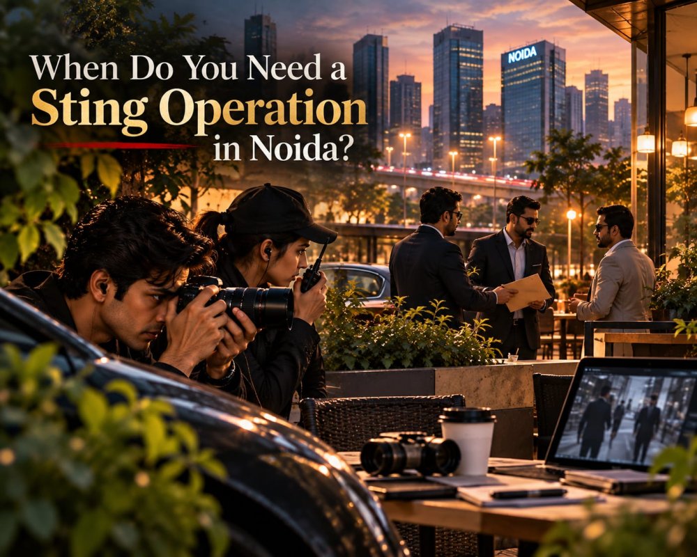 When Do You Need a Sting Operation in Noida
