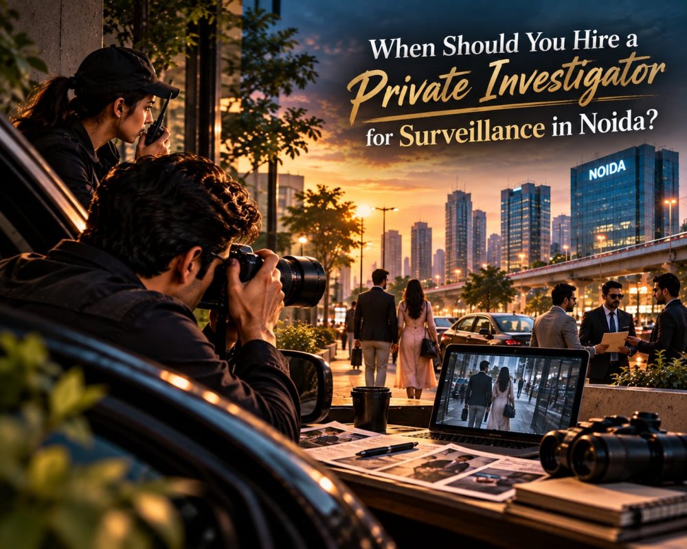 When Should You Hire a Private Investigator for Surveillance in Noida