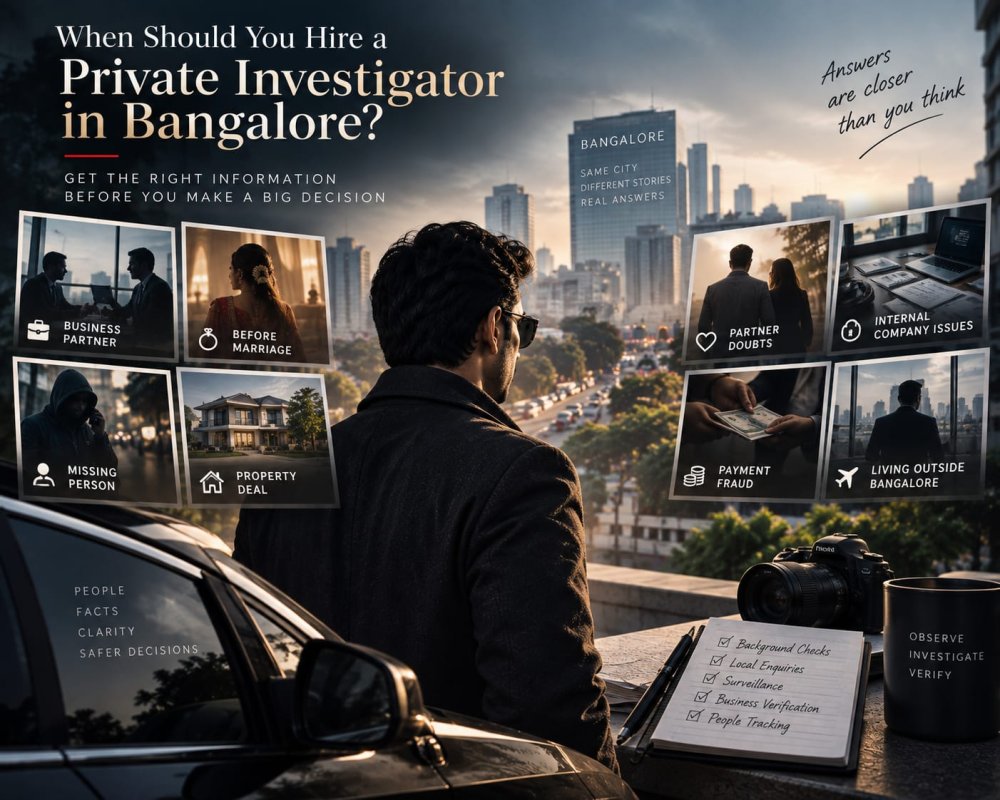 When Should You Hire a Private Investigator in Bangalore 