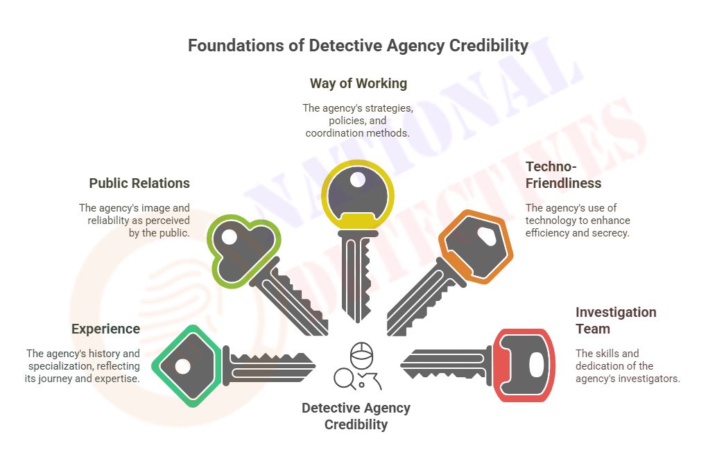 Factors which determines efficiency of a detective agency