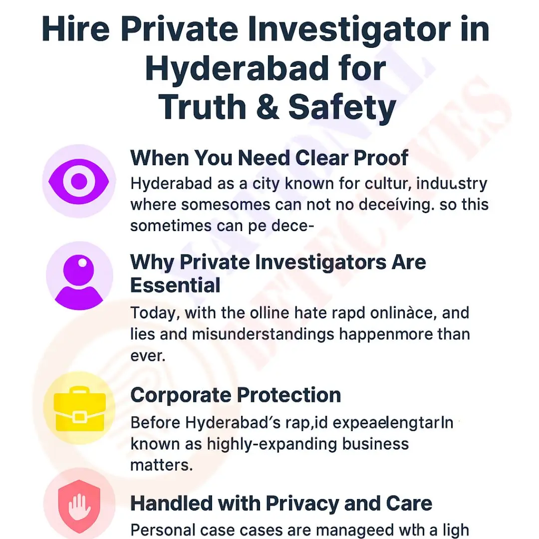 Hire Private Investigator in Hyderabad for Truth & Safety