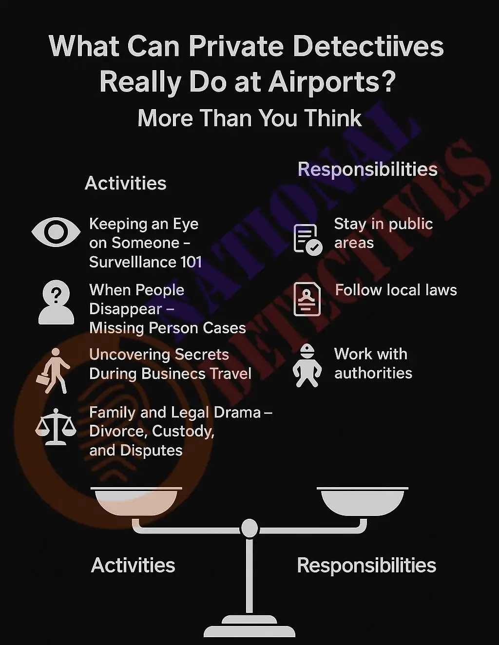 What Can Private Detectives Really Do at Airports?